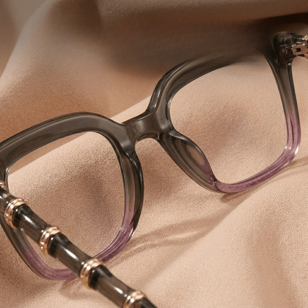 Classy Bamboo Accent Reading Glasses