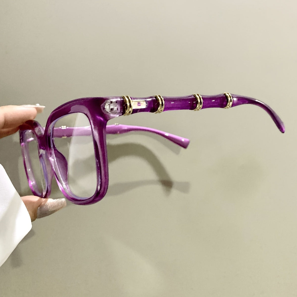 Classy Bamboo Accent Reading Glasses