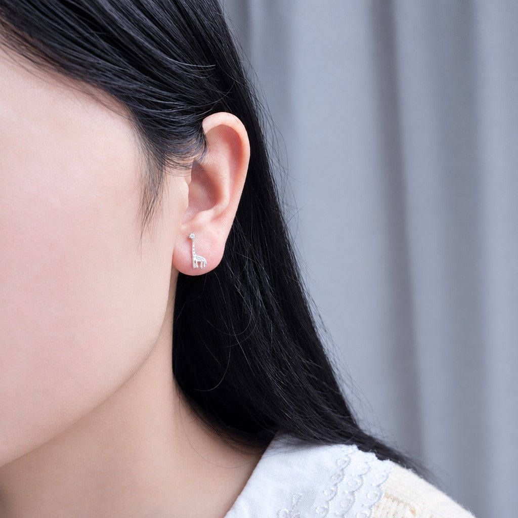 Dainty Giraffe Stud Earrings