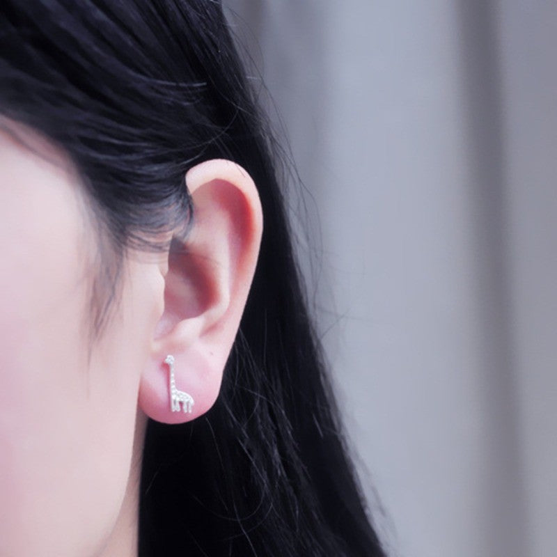 Dainty Giraffe Stud Earrings