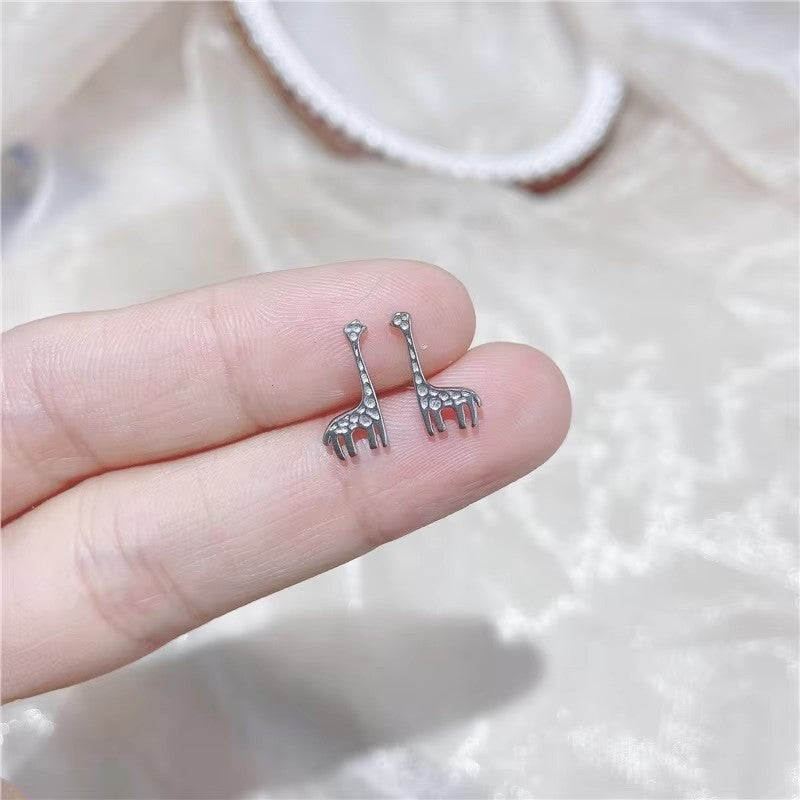 Dainty Giraffe Stud Earrings