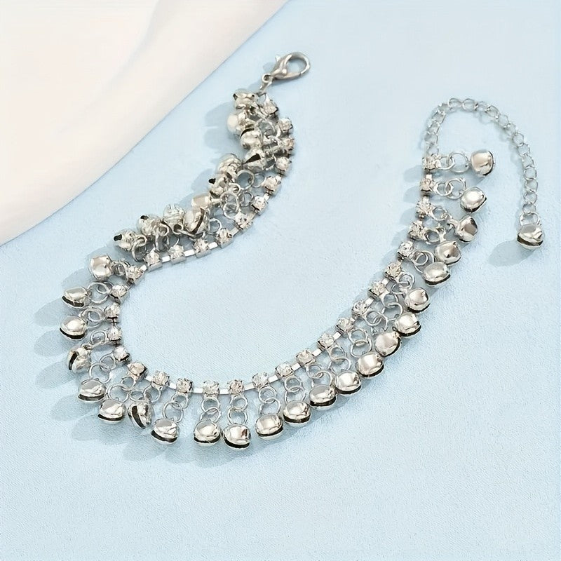 Boho Layered Bell Chain Anklet