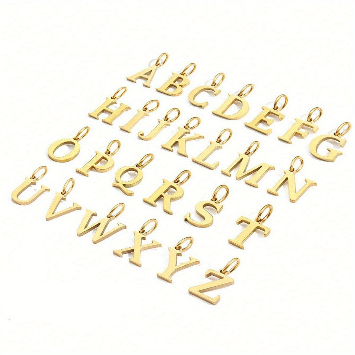 Dainty Layered Initial Letter Necklace