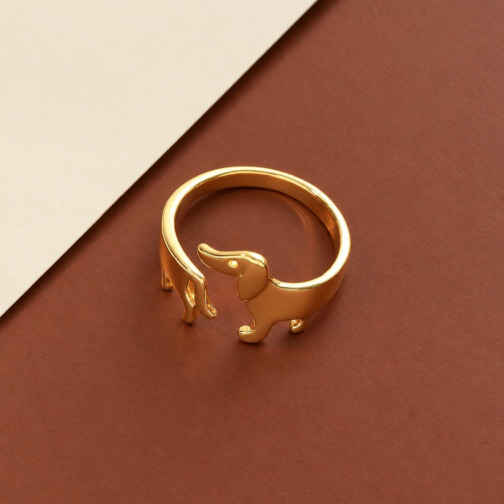 Cute Dachshund Puppy Ring