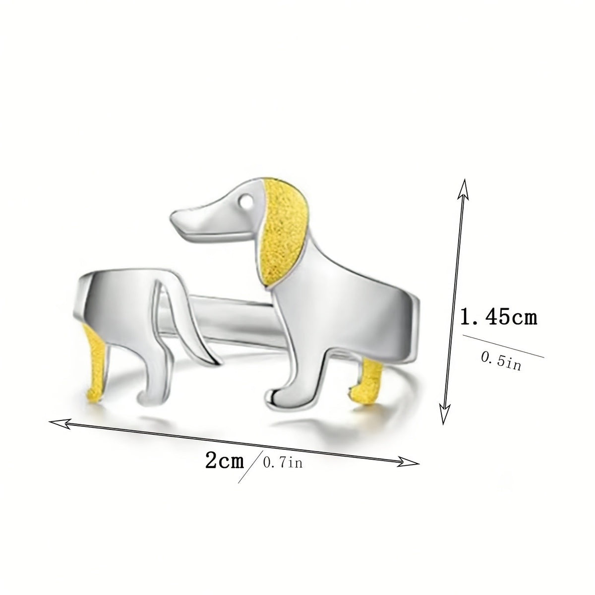 Cute Dachshund Puppy Ring