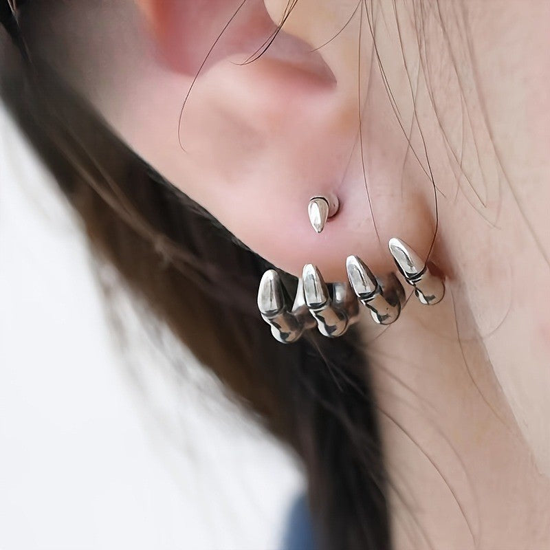 Gothic Skeleton Hand Ear Cuff