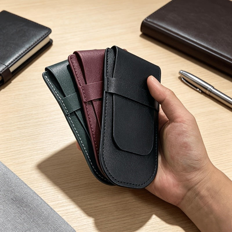 Classy Faux Leather Watch Travel Pouch