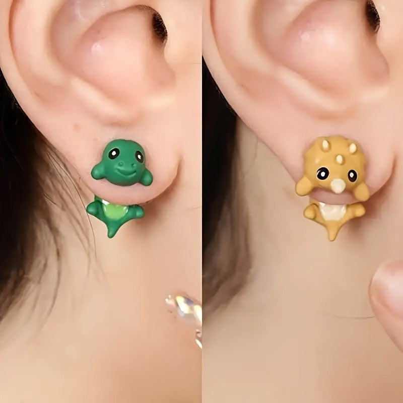 Cute Dinosaur Stud Earrings