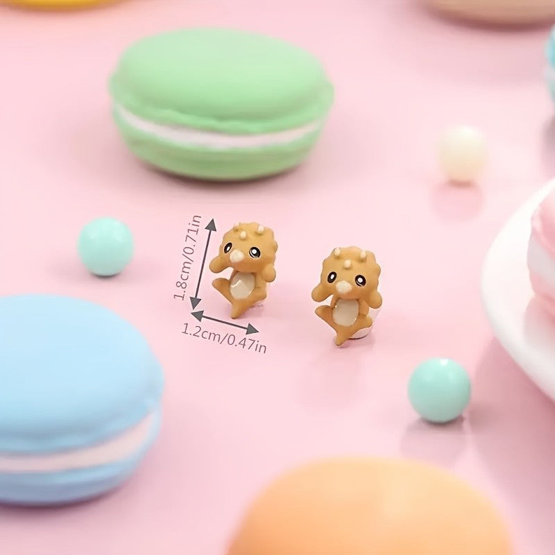 Cute Dinosaur Stud Earrings