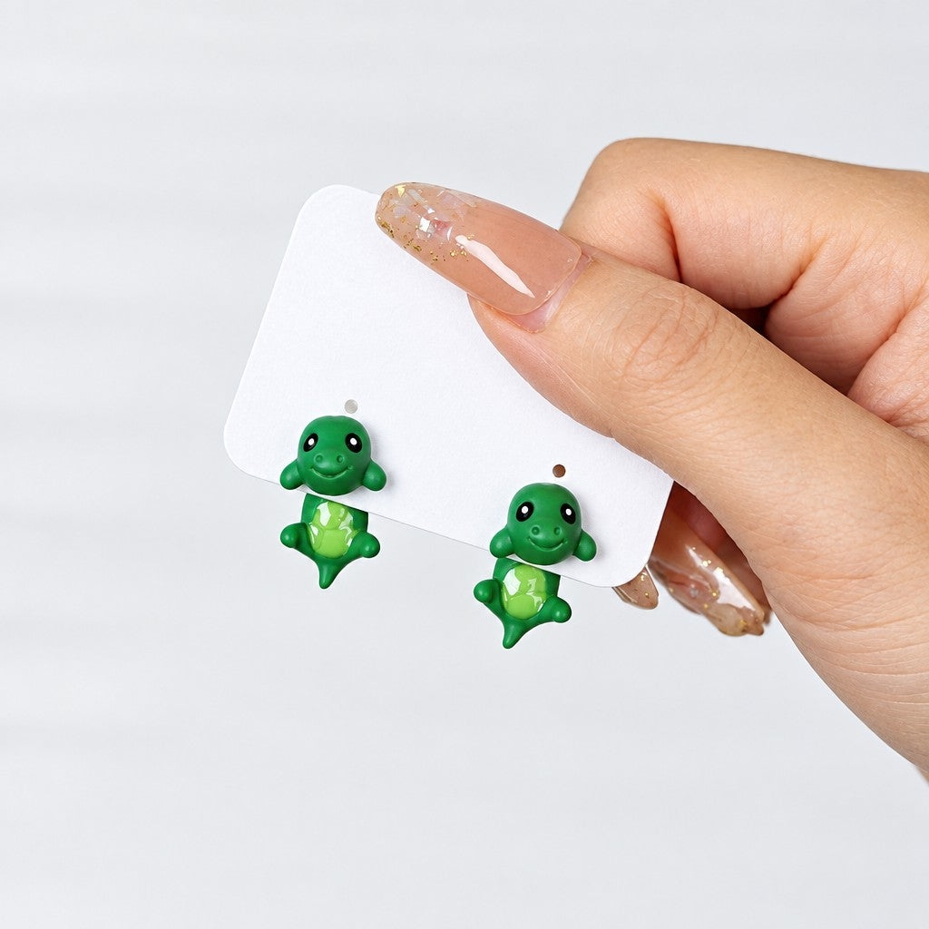 Cute Dinosaur Stud Earrings