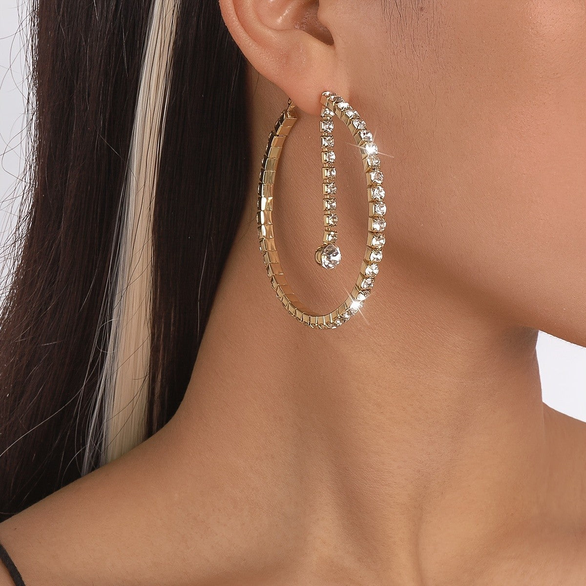 Elegant Vintage Circle Hoop Earrings