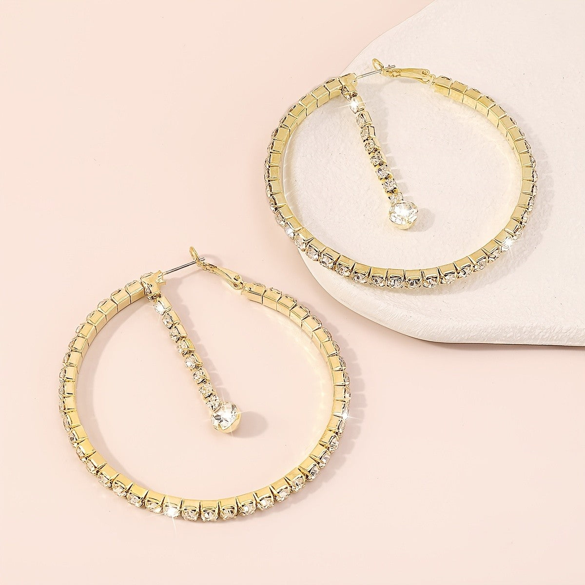 Elegant Vintage Circle Hoop Earrings