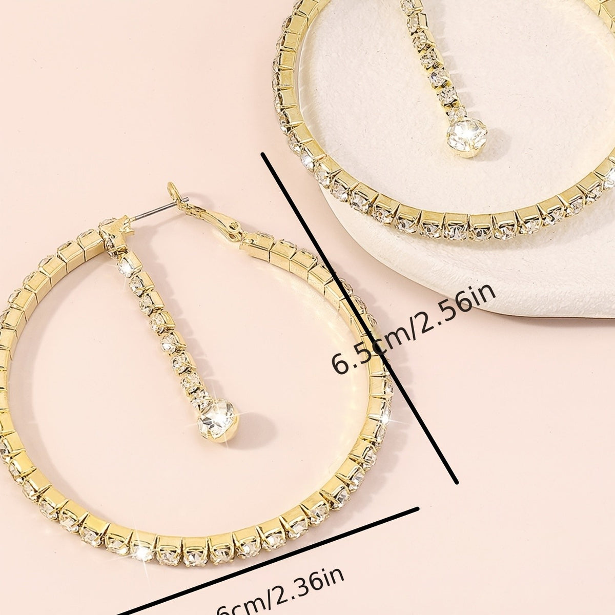 Elegant Vintage Circle Hoop Earrings