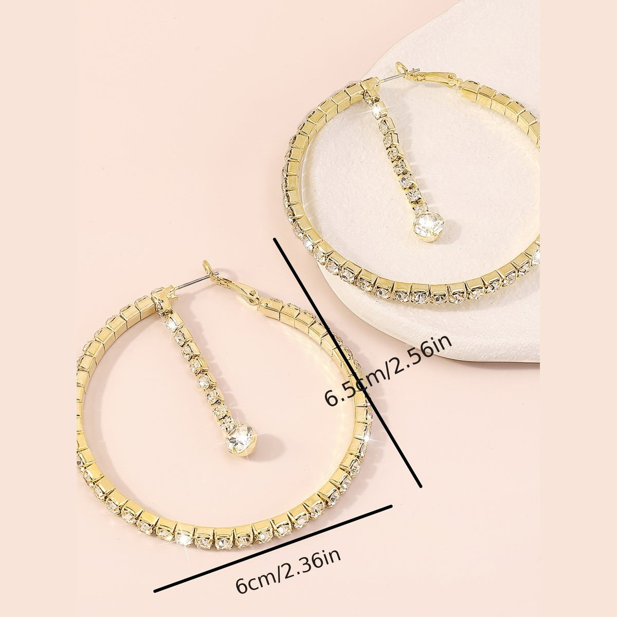 Elegant Vintage Circle Hoop Earrings