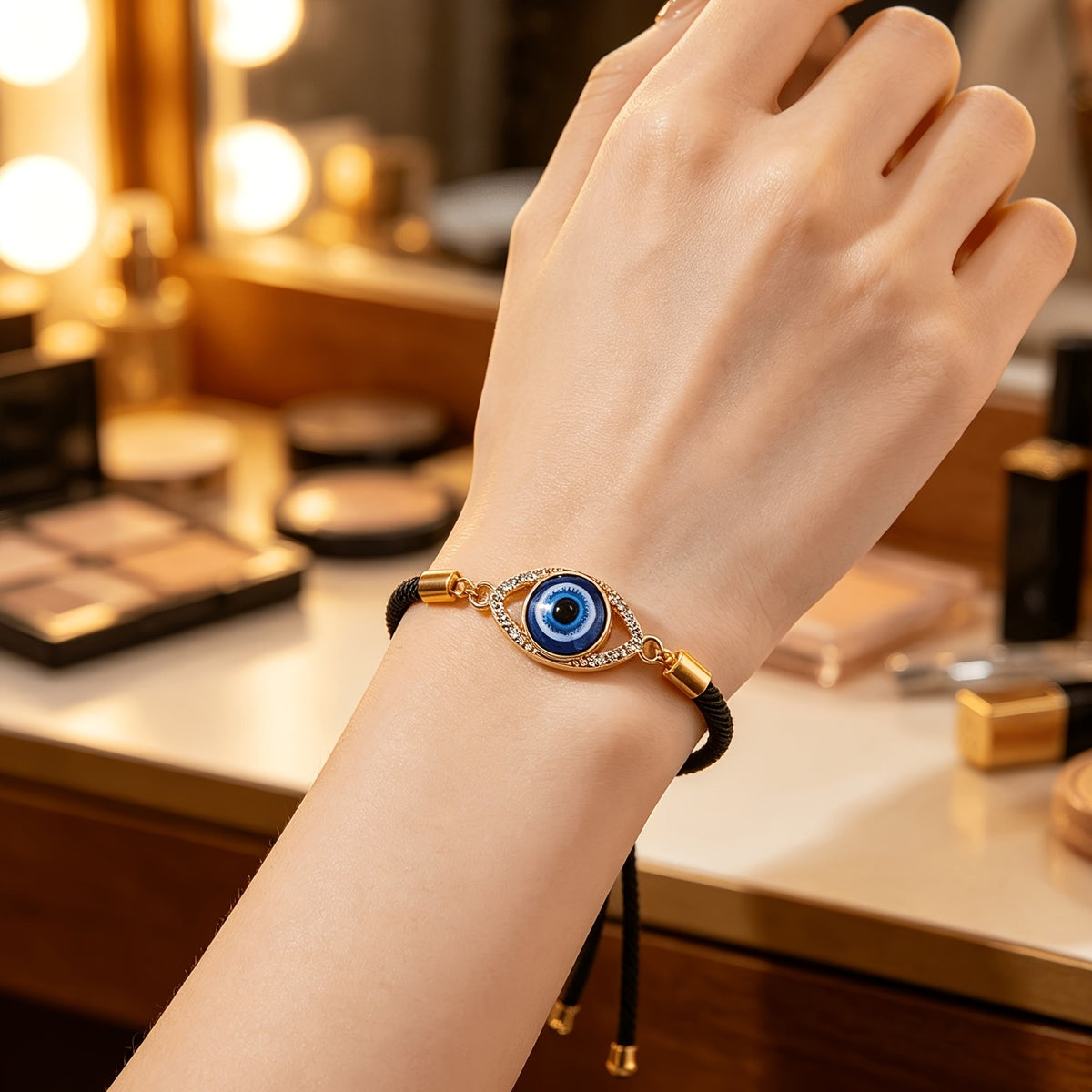 Dainty Boho Evil Eye Bracelet