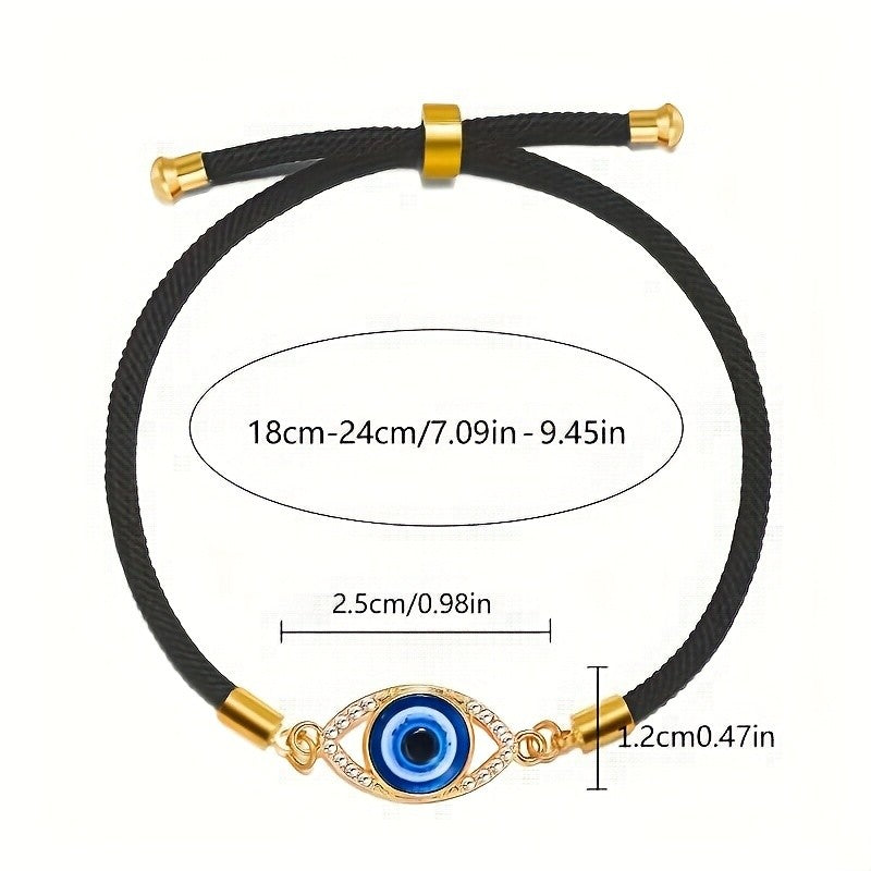 Dainty Boho Evil Eye Bracelet