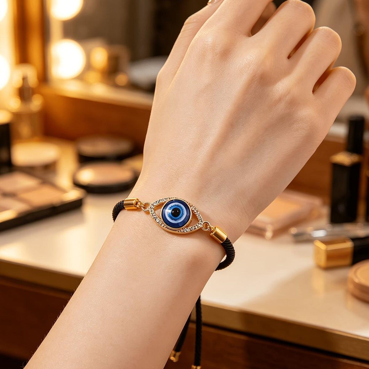 Dainty Boho Evil Eye Bracelet