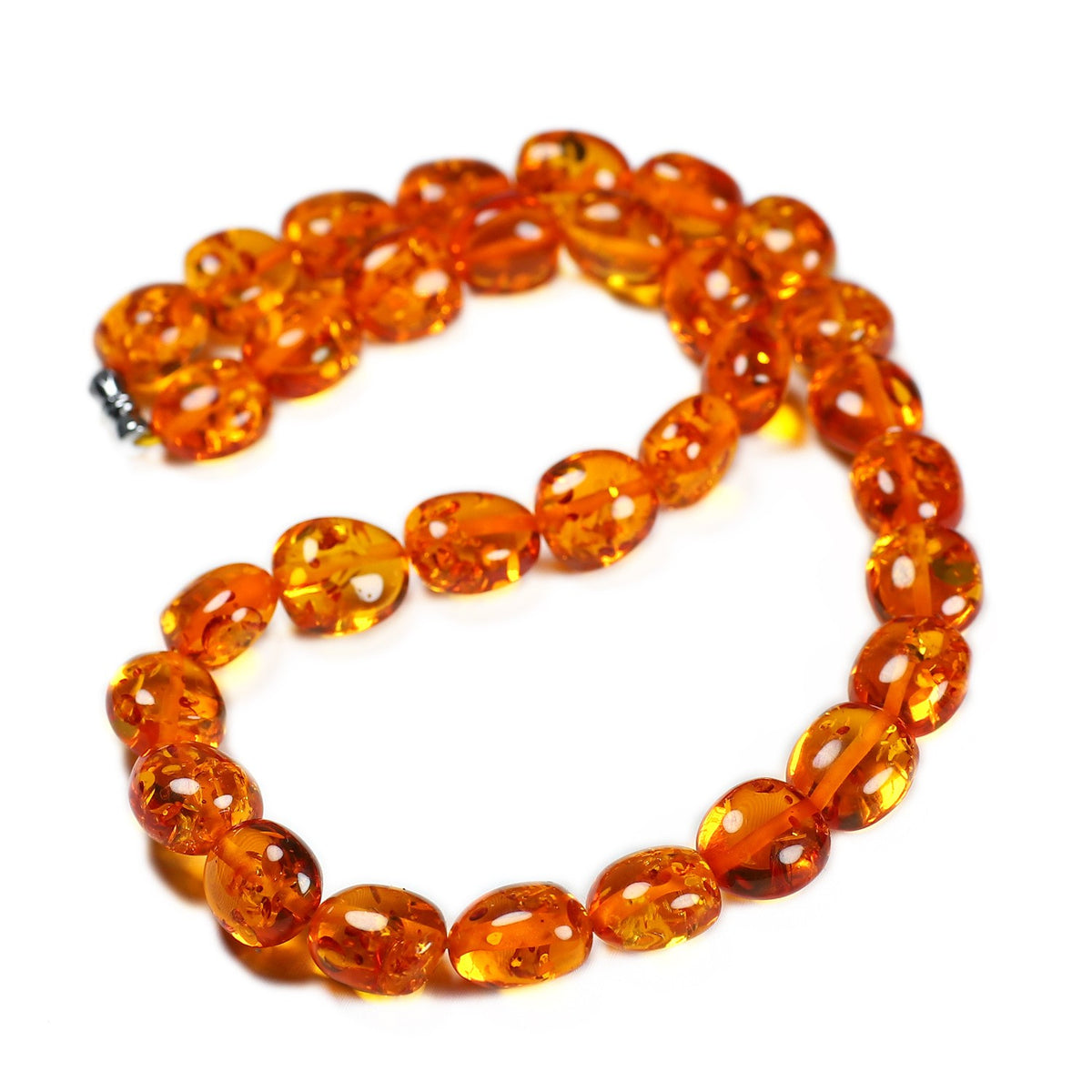 Vintage Amber Bead Necklace