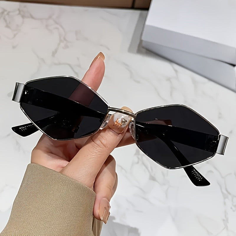 Vintage Inspired Hexagonal Sunglasses