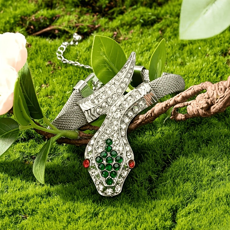 Vintage Serpent Zircon Bracelet