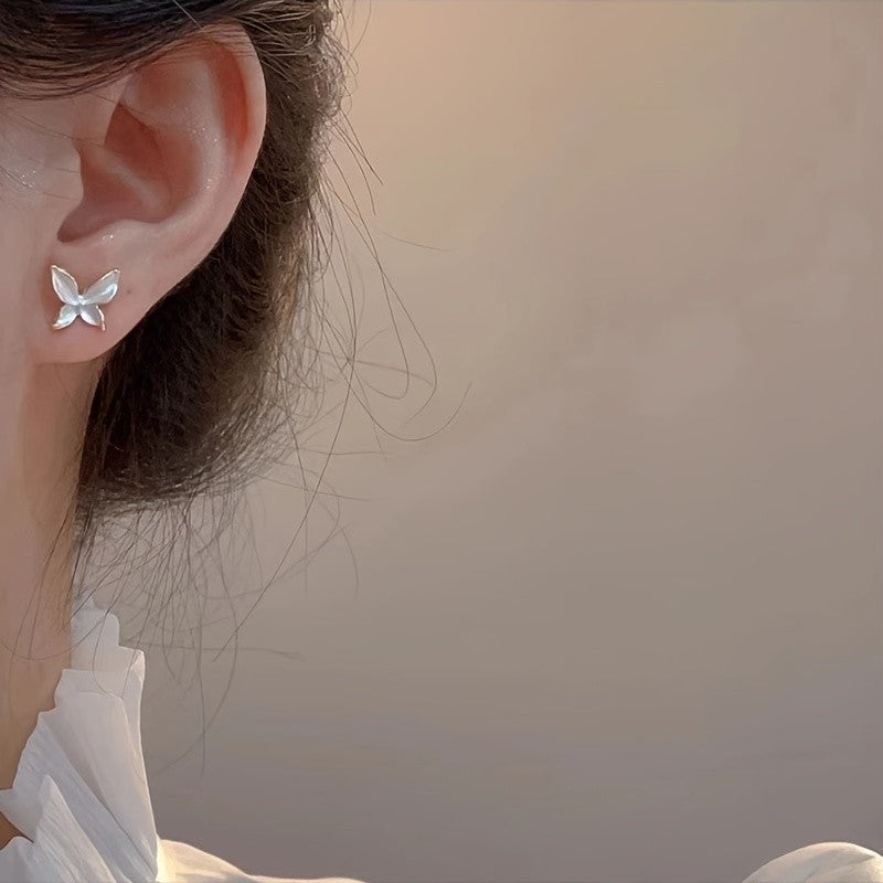 Dainty Acrylic Butterfly Stud Earrings