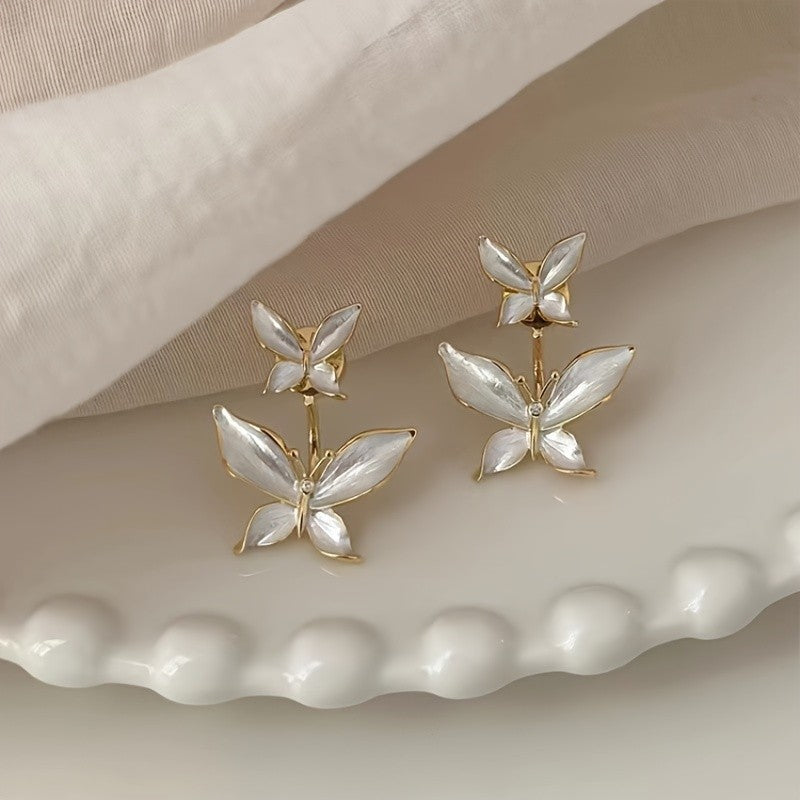 Dainty Acrylic Butterfly Stud Earrings