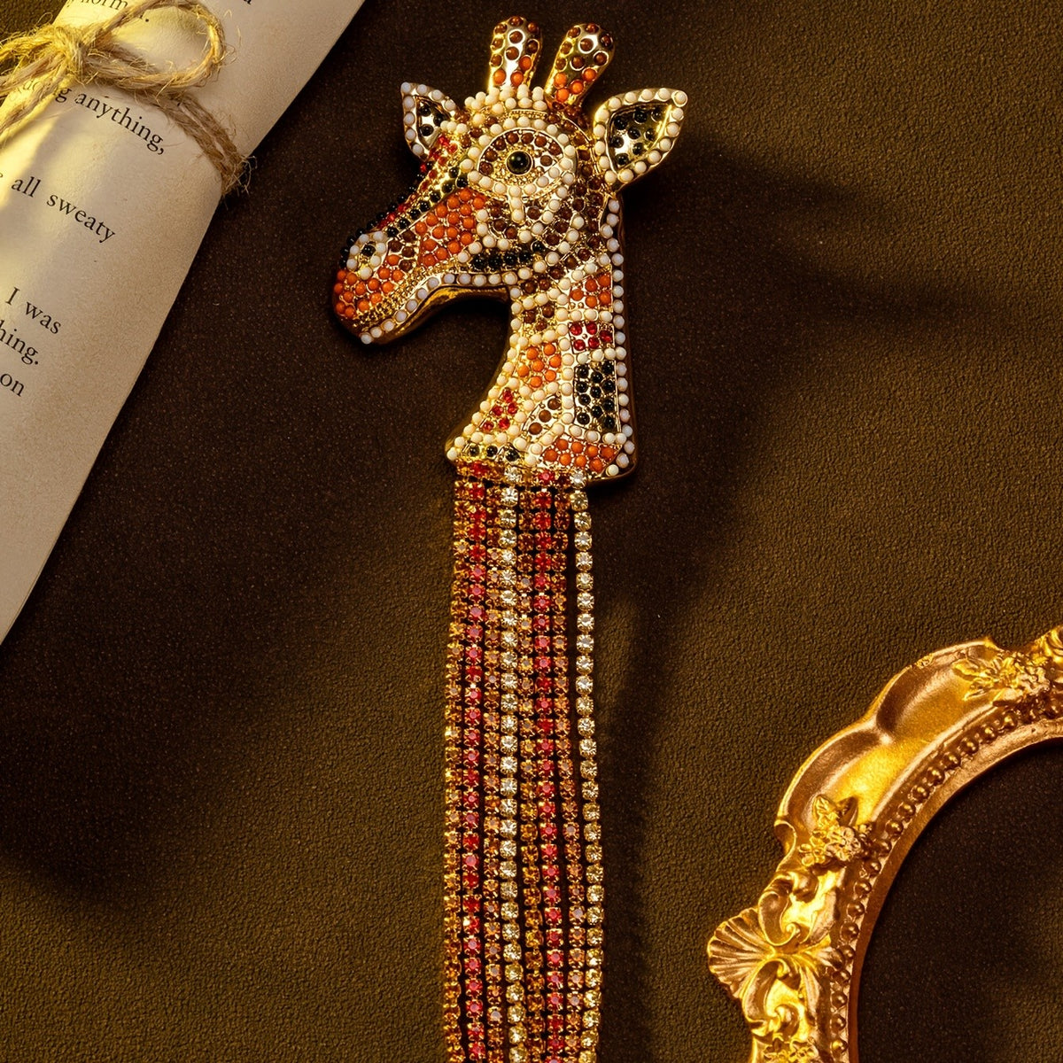 Classy Giraffe Tassel Earrings