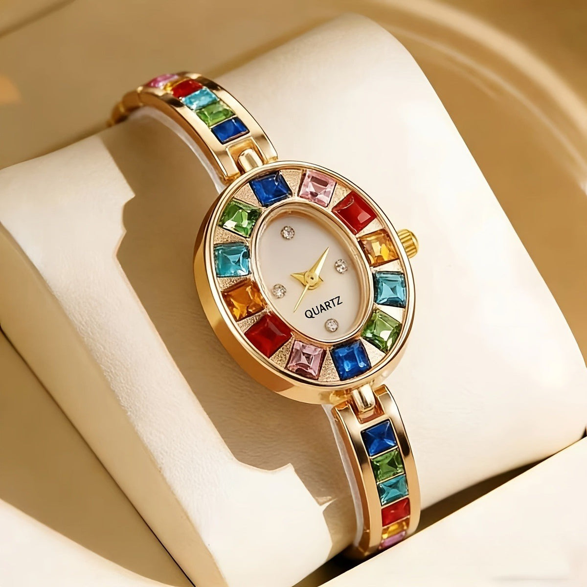 Classy Rainbow Crystal Watch