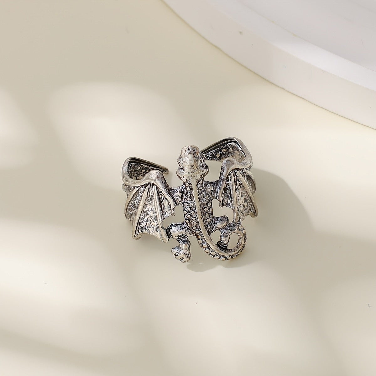 Gothic Dragon Wrap Ring
