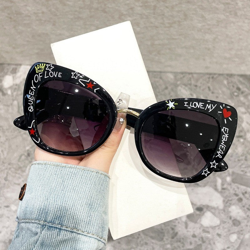 Retro Leopard Print Cat Eye Sunglasses