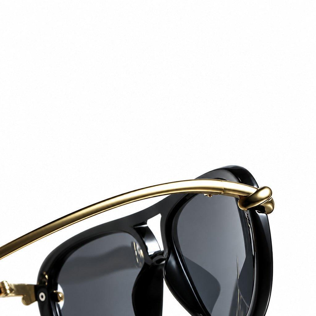 Classy Amber Oval Sunglasses