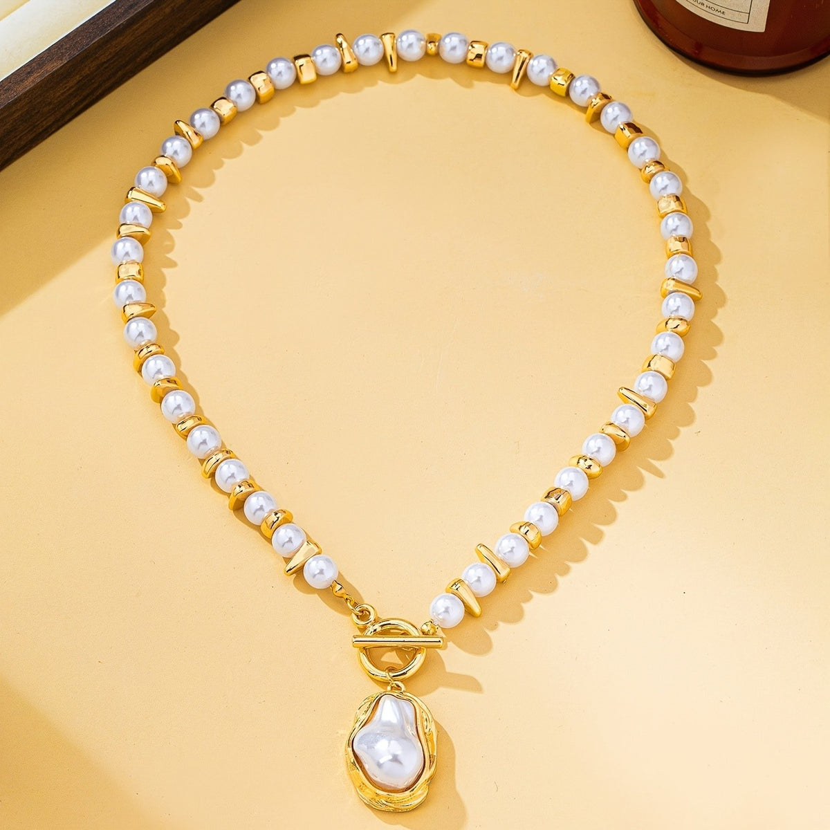 Elegant Multi-Strand Acrylic Bead Necklace