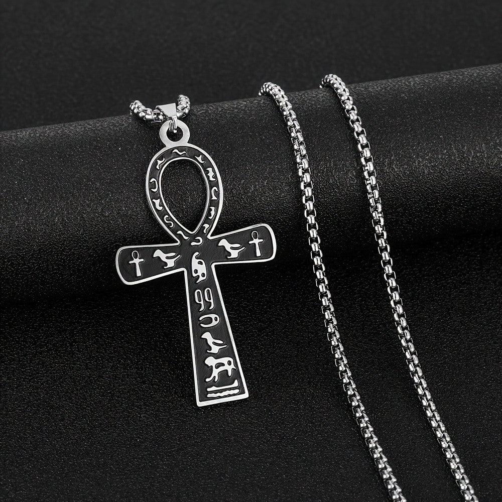 Elegant Egyptian Ankh Pendant Necklace