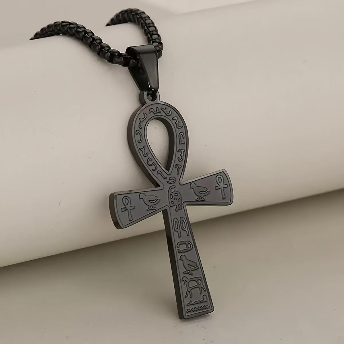Elegant Egyptian Ankh Pendant Necklace