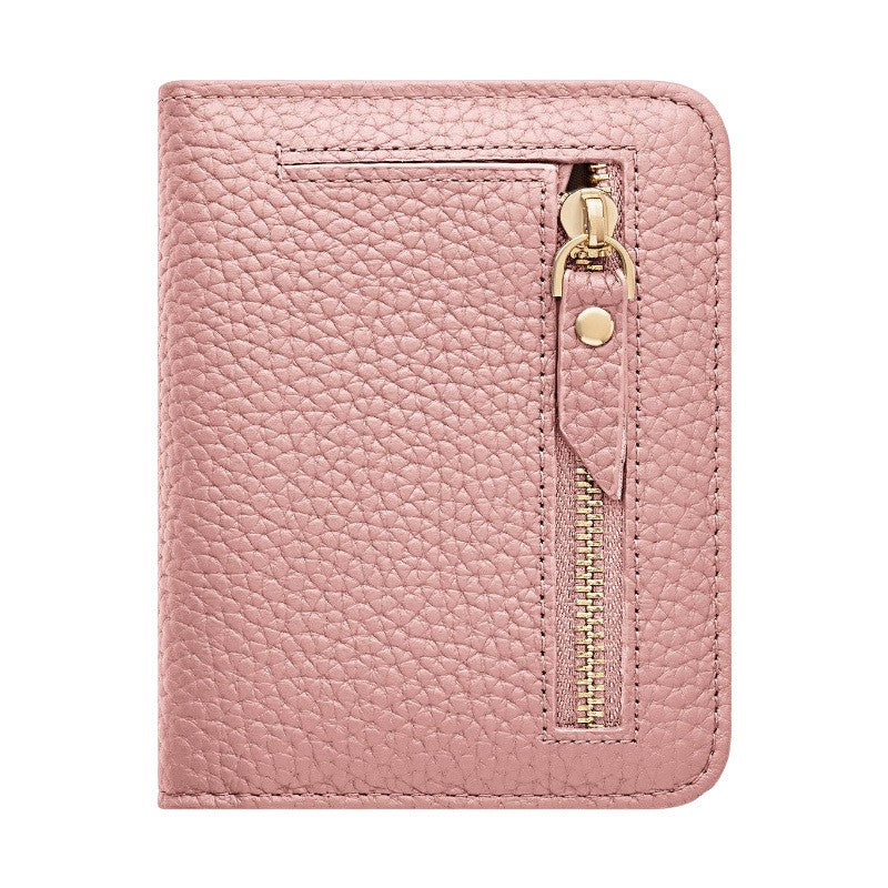 Classy Vintage Zipper Compact Wallet