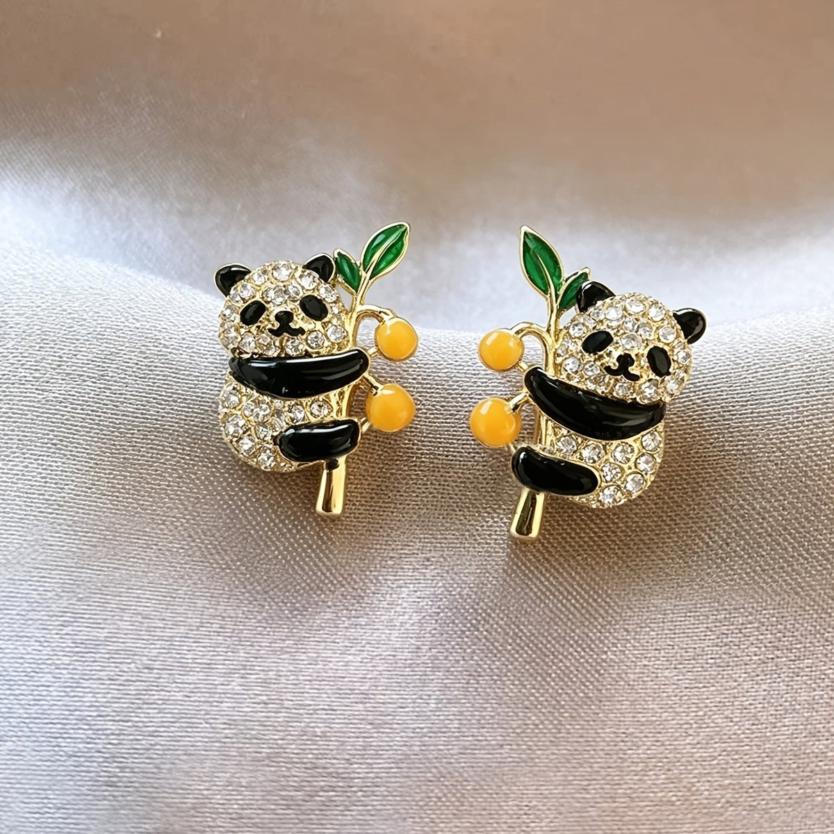 Cute Panda Stud Earrings