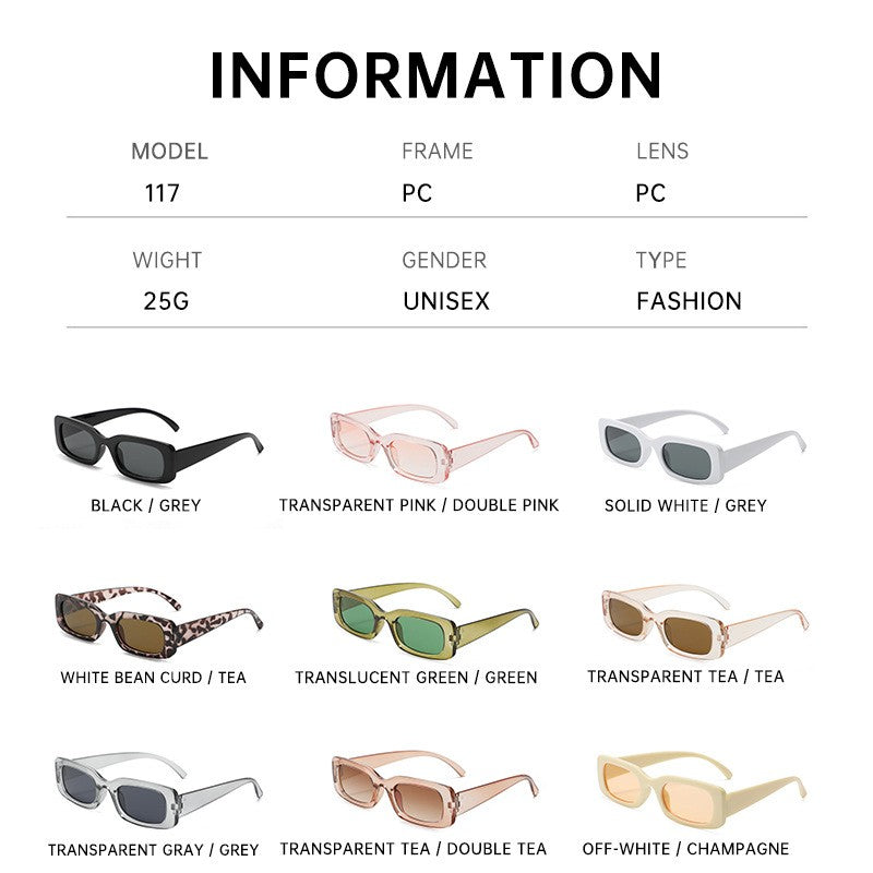 Classy Square Polycarbonate Sunglasses