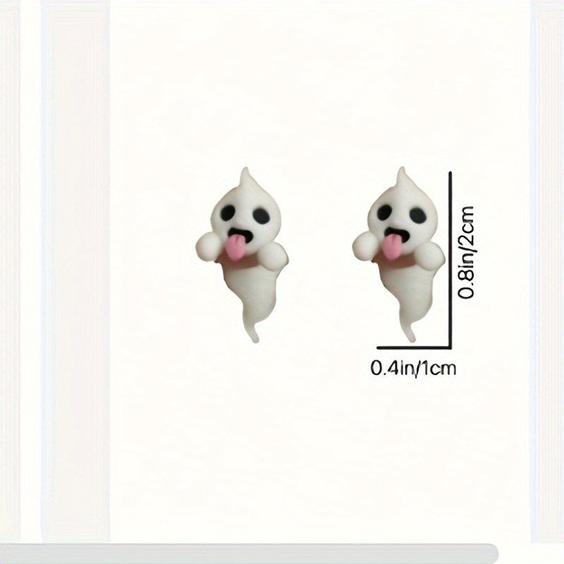Cute Glow In The Dark Ghost Earrings