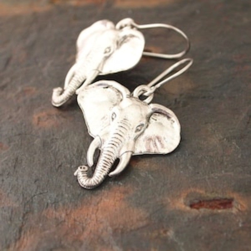 Classy Boho Elephant Dangle Earrings