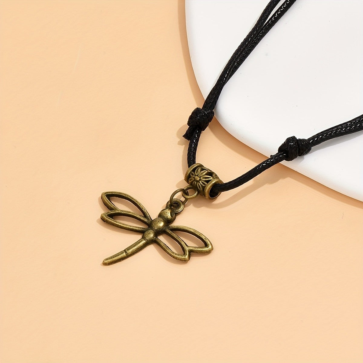 Boho Dragonfly Braided Anklet