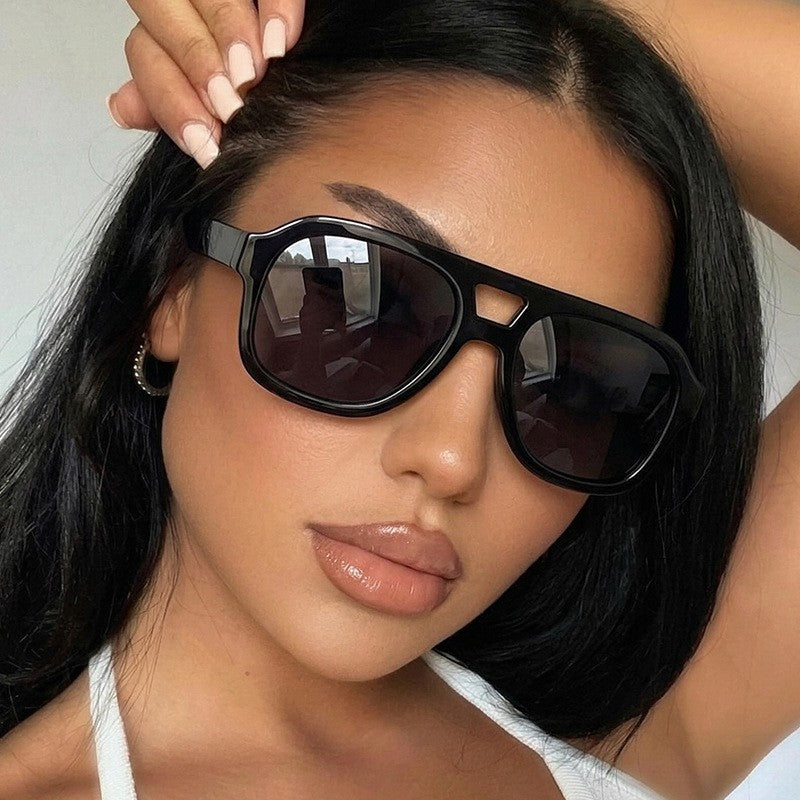 Trendy Tortoise Oversized Sunglasses
