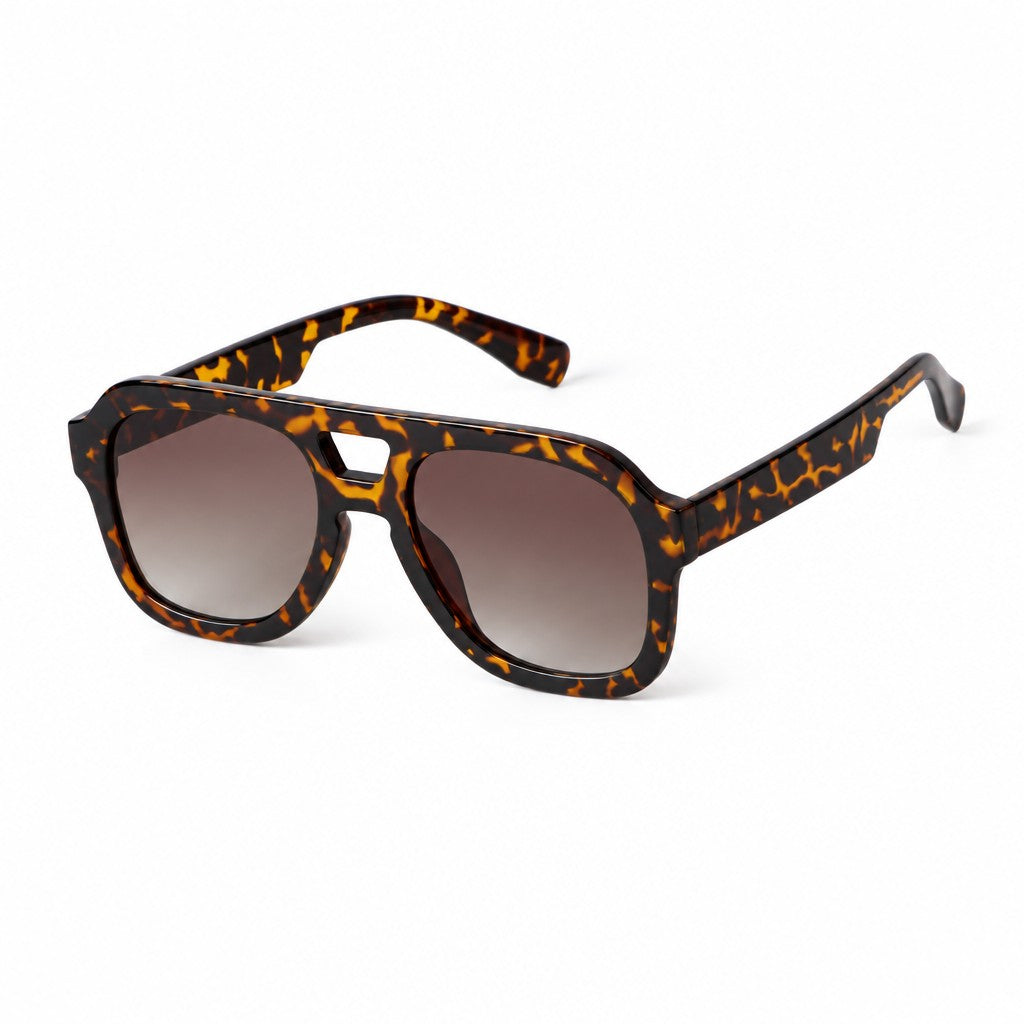 Trendy Tortoise Oversized Sunglasses