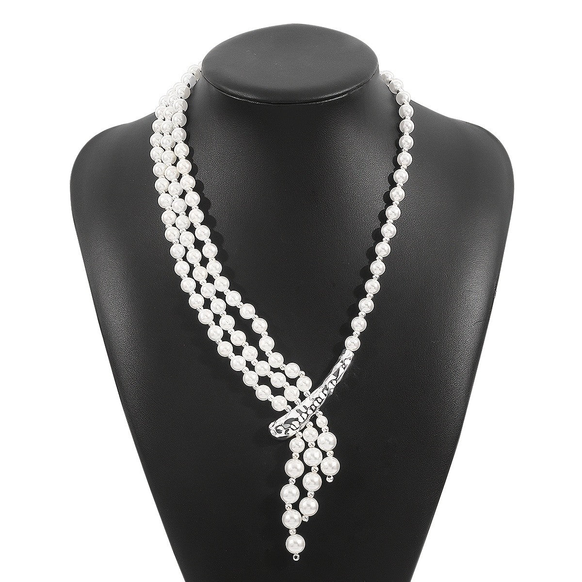 Elegant Multi-Layer Pearl Y-Necklace
