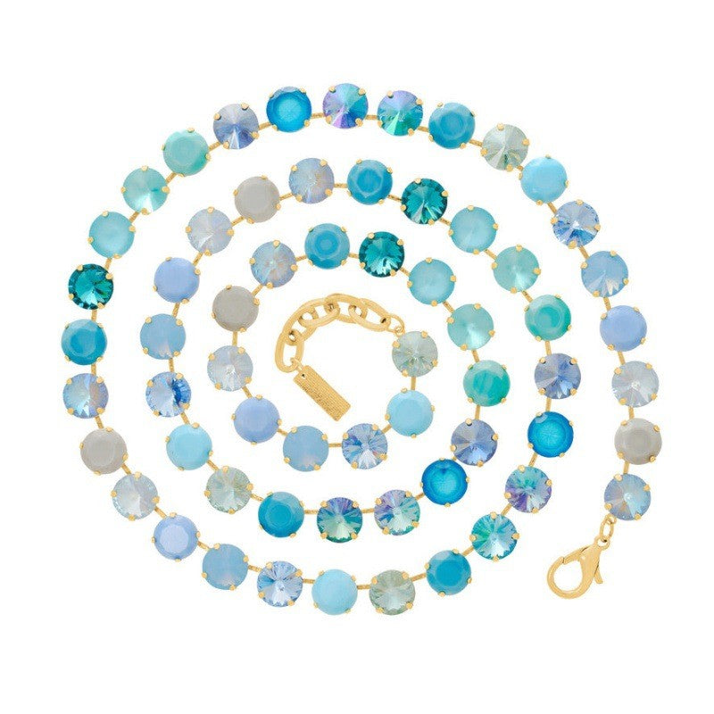 Boho Macaron Round Bead Layered Necklace