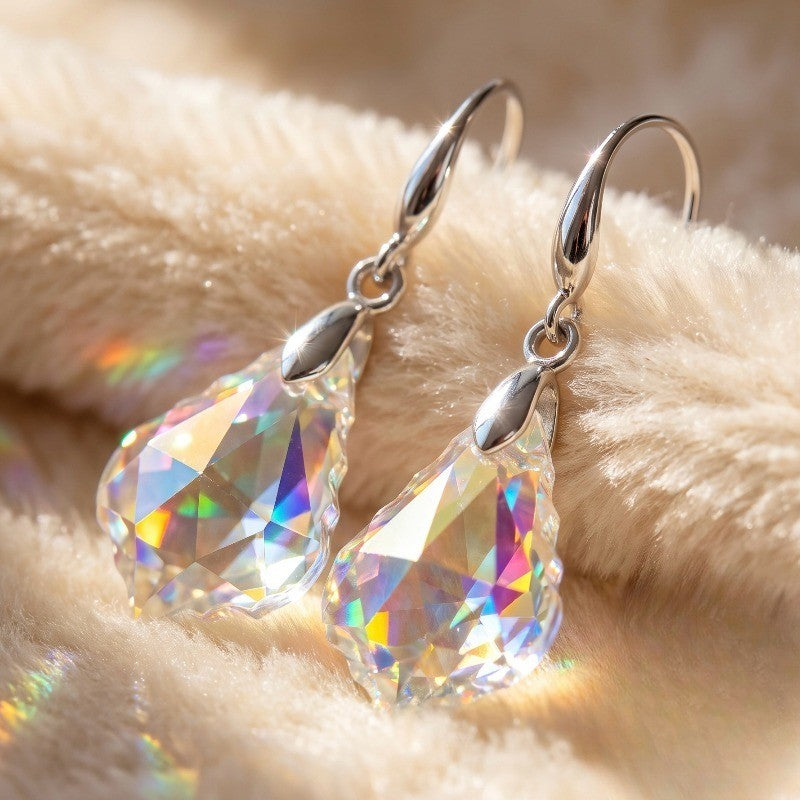Dainty Aurora Teardrop Earrings