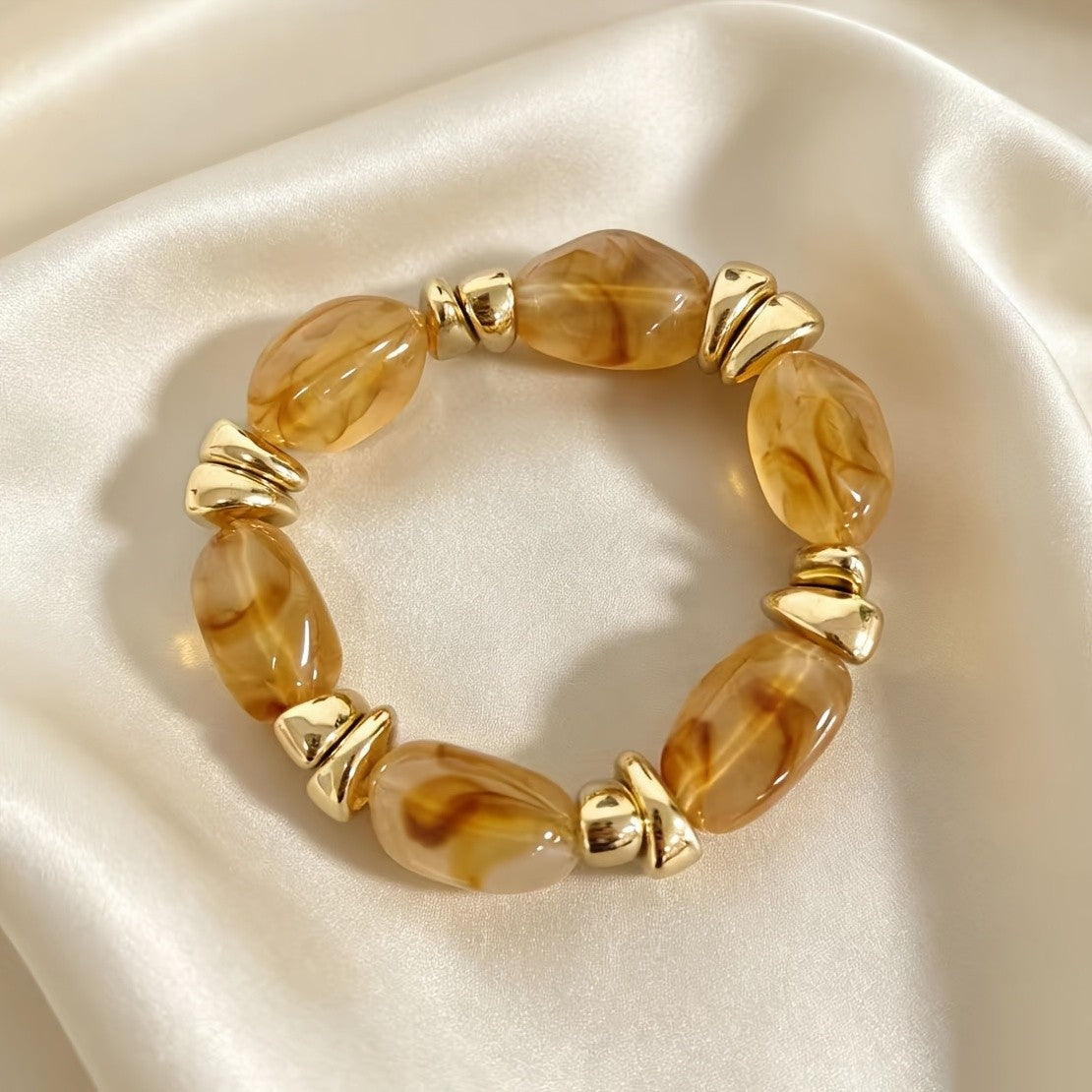 Boho Multicolor Geometric Acrylic Bracelet