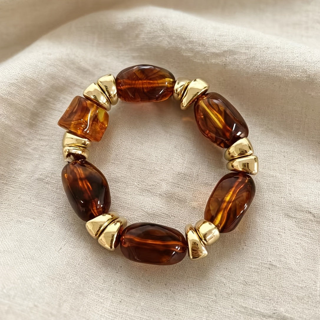 Boho Multicolor Geometric Acrylic Bracelet