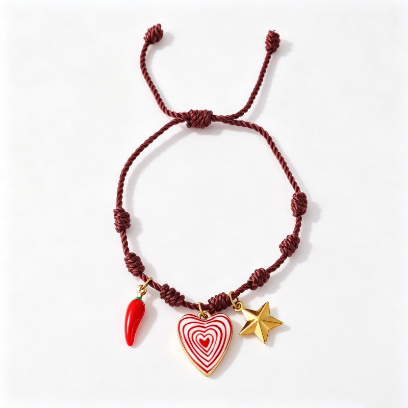 18k Boho Lucky Charm Bracelet