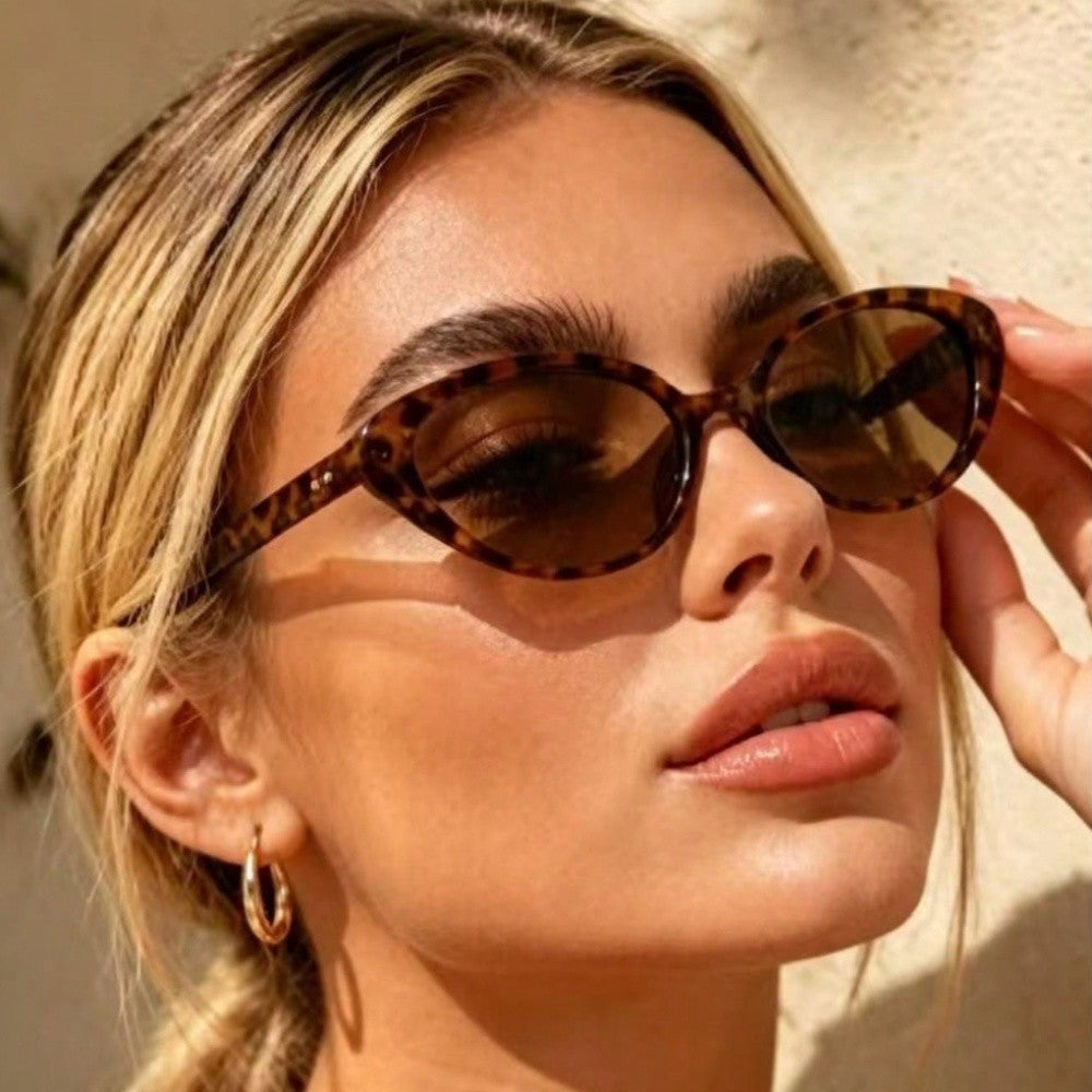 Classy Leopard Print Cat Eye Sunglasses