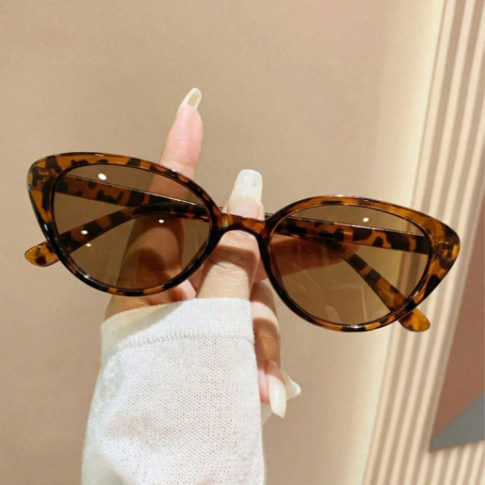 Classy Leopard Print Cat Eye Sunglasses